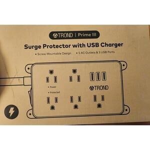 Surge protector with ups chargers